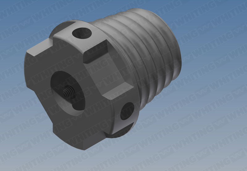 Spring Winding Plug - 1-3/4` With Screws